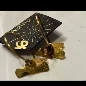Adina - Pierced Earrings 1992 graduation signed